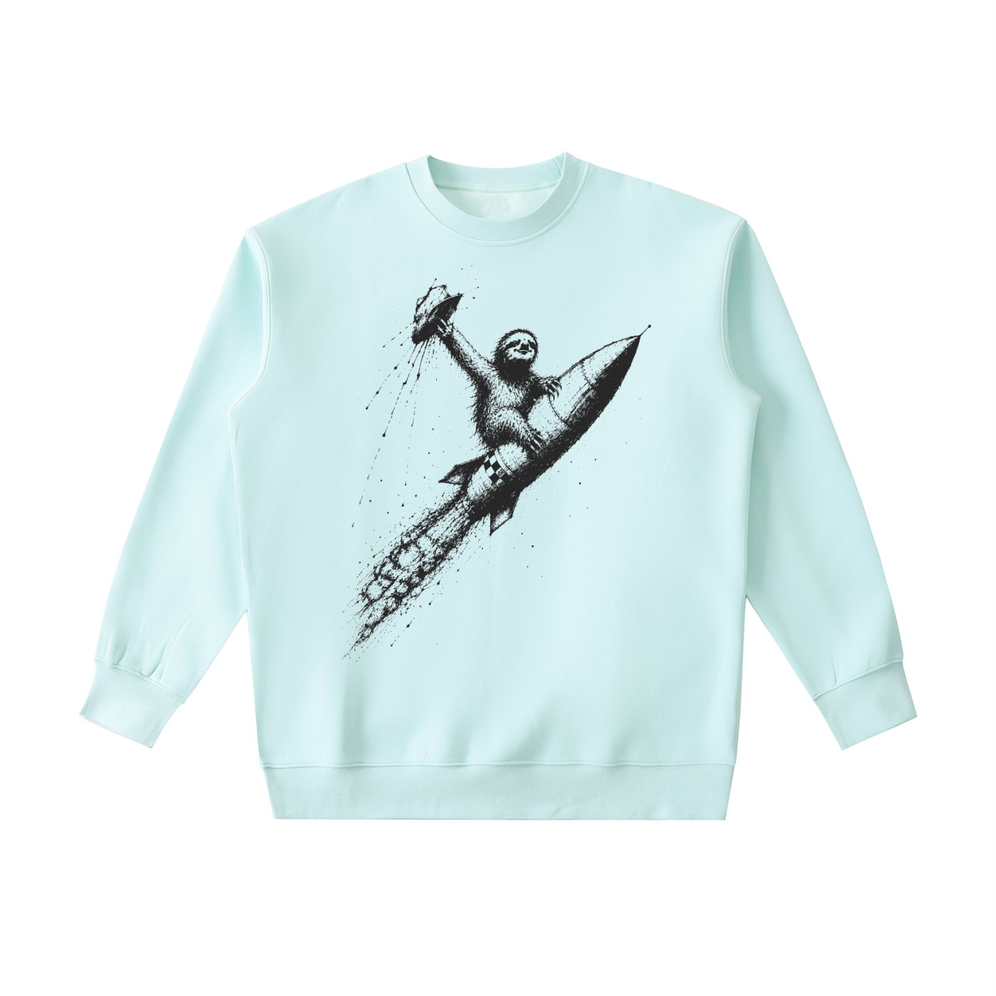 Rocket Sloth - Heavyweight Crewneck Sweatshirt