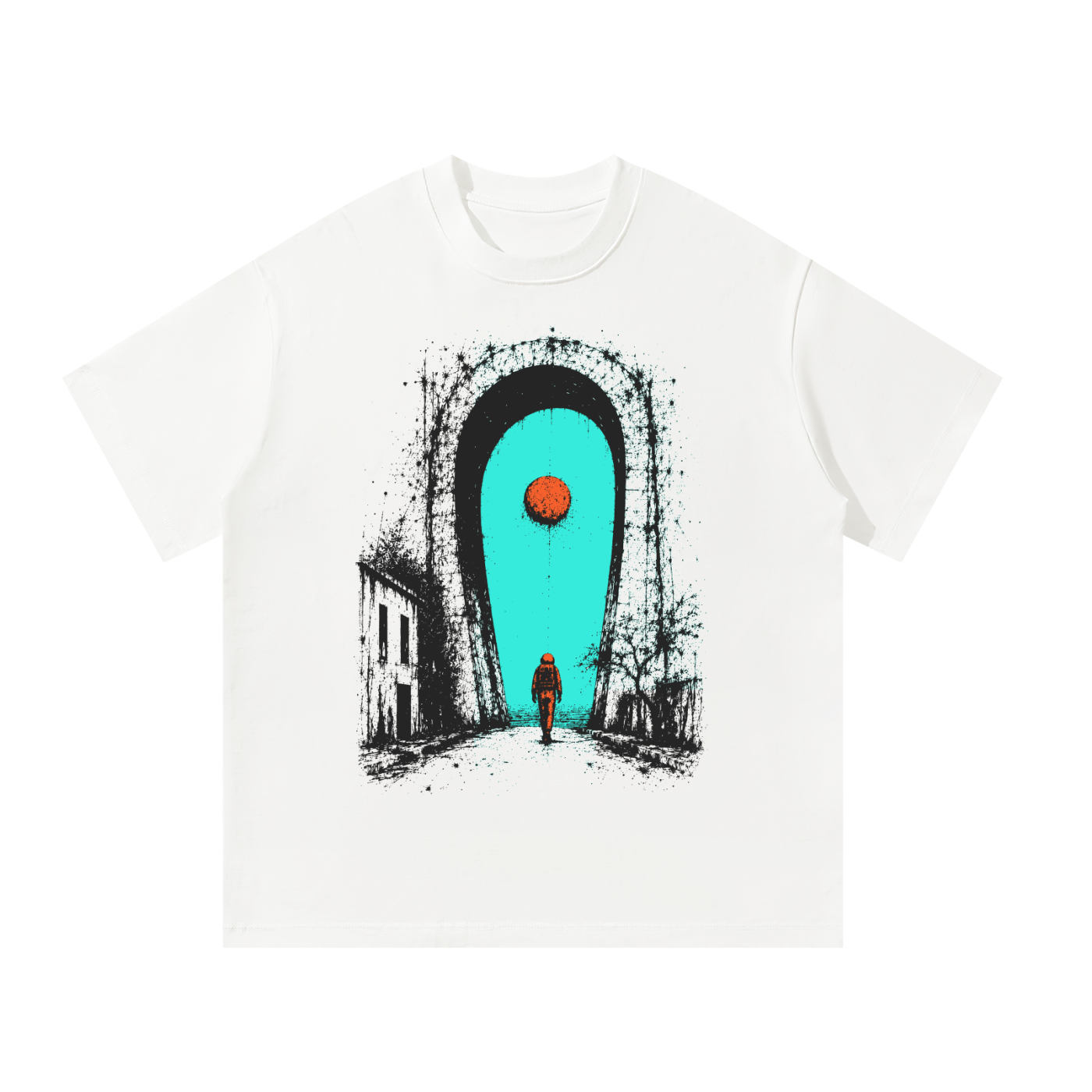 Off to Mars - Oversized T-Shirt
