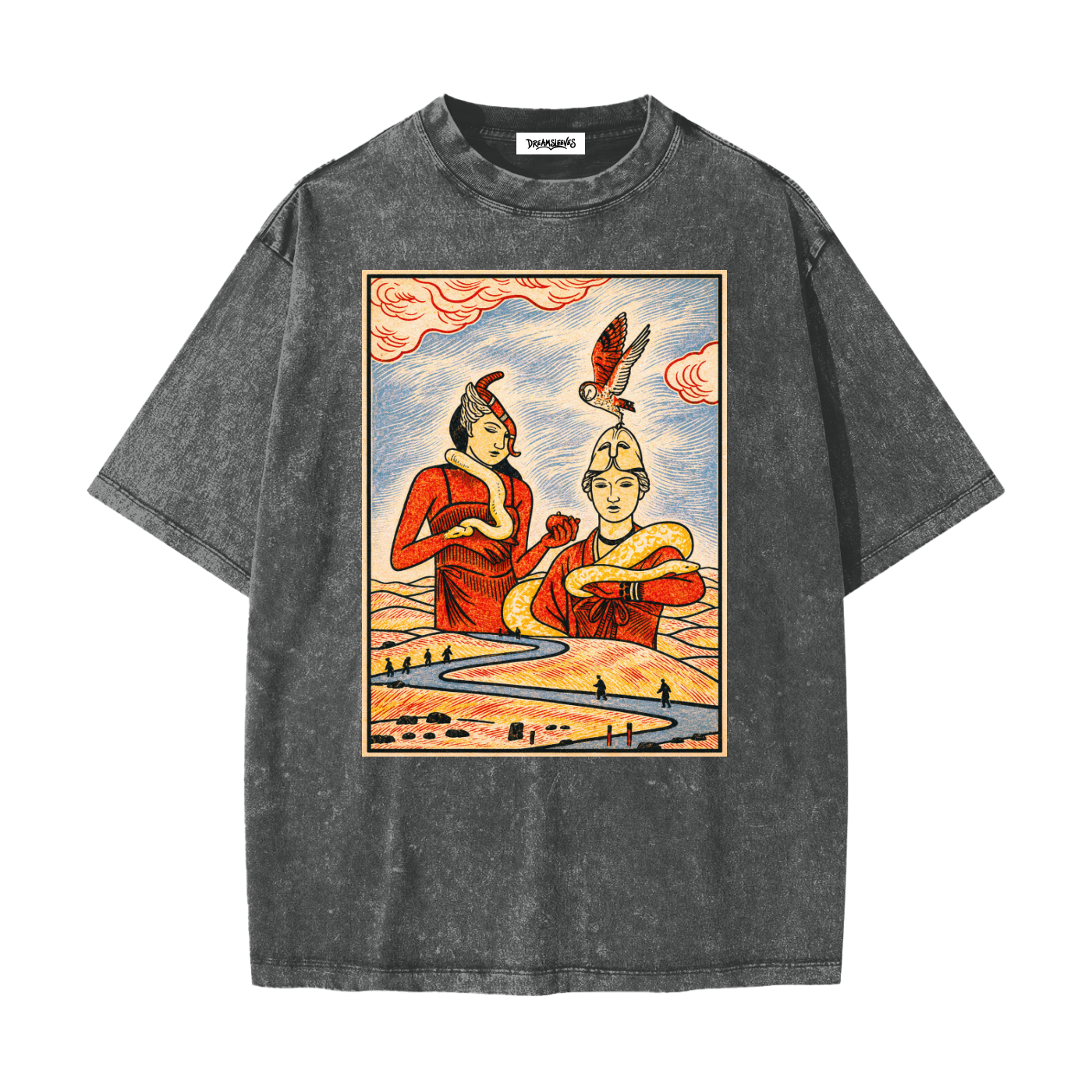 Snake Plains - Heavyweight Snow Washed T-Shirt