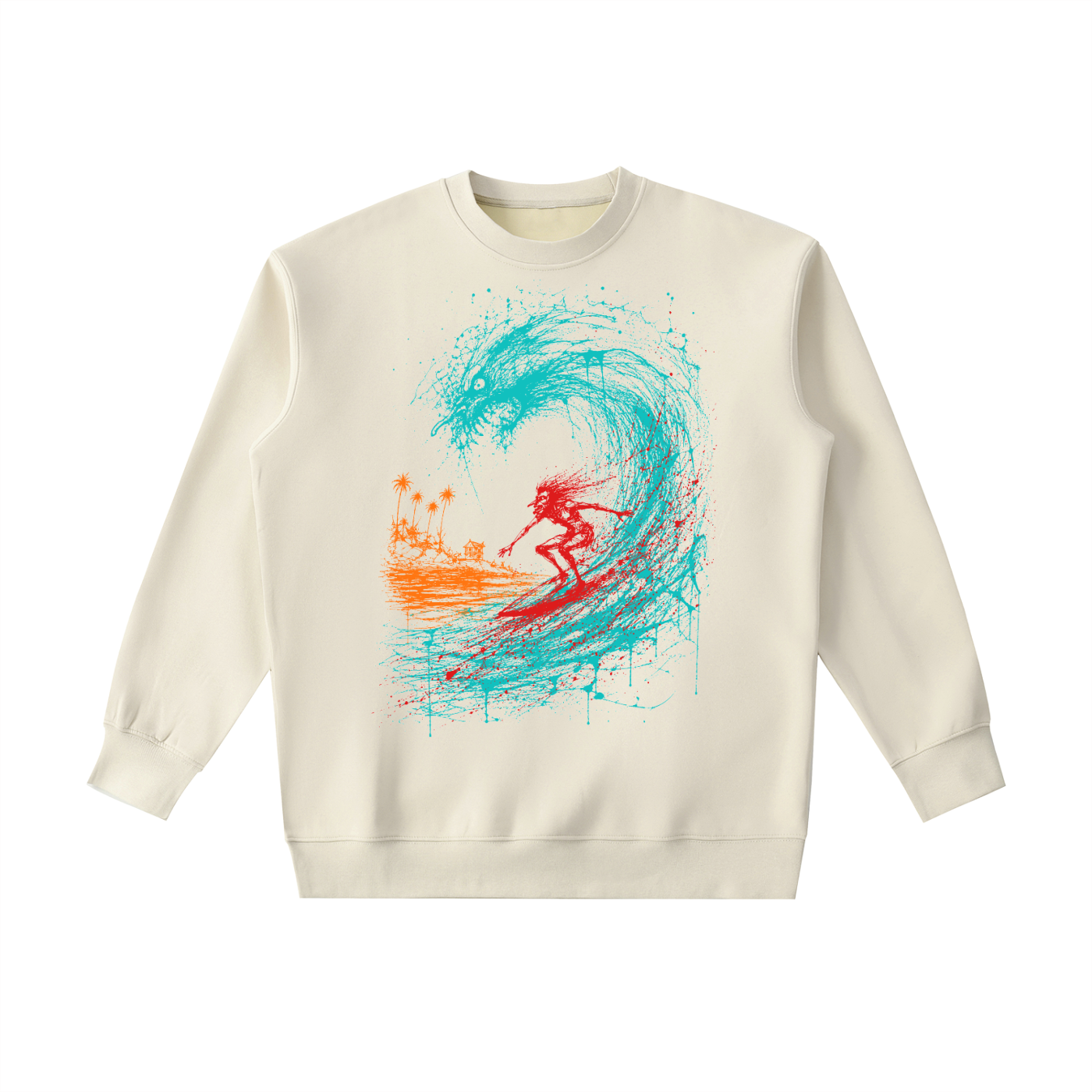 Colour Wave - Heavyweight Crewneck Sweatshirt