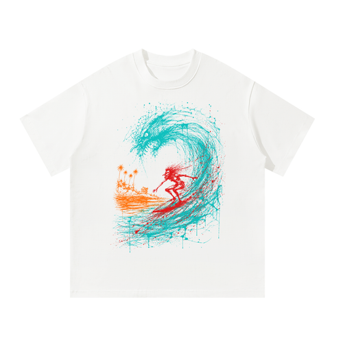 Colour Wave - Oversized T-Shirt