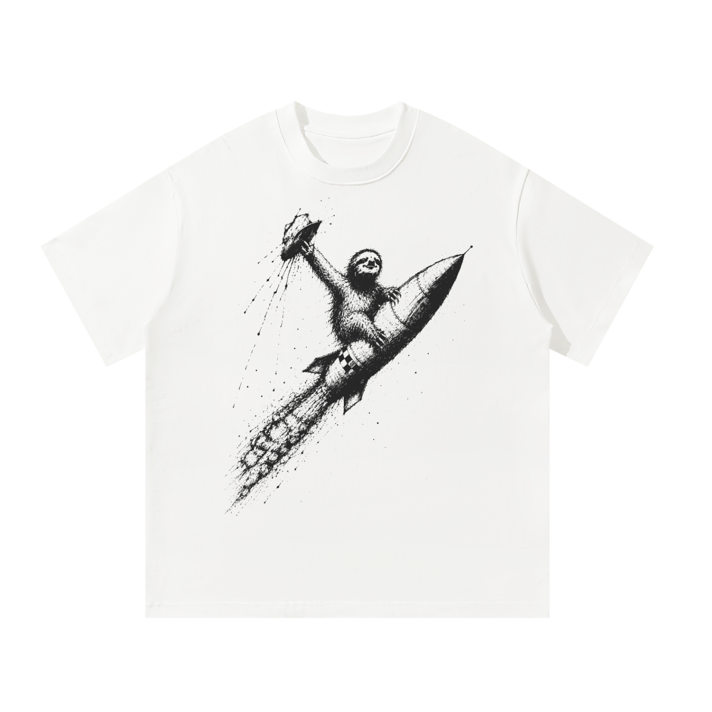Rocket Sloth - Oversized T-Shirt