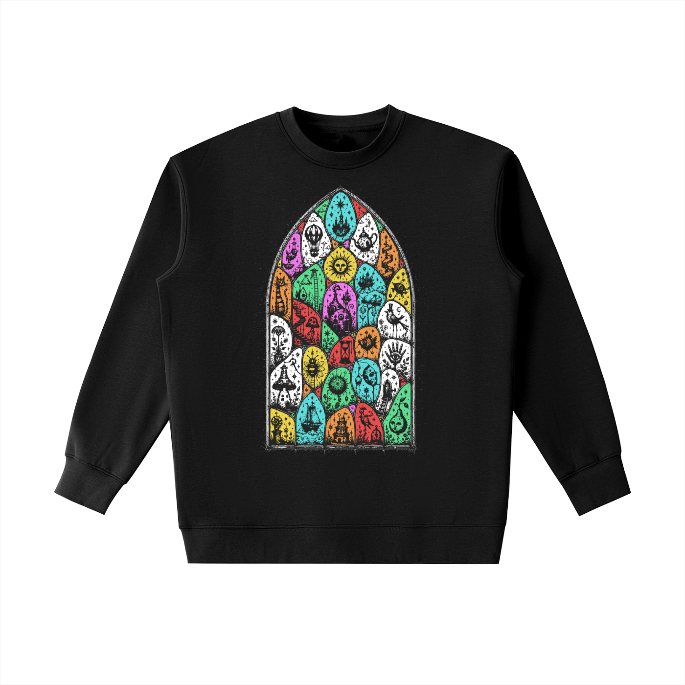 Stained Glass - Heavyweight Crewneck Sweatshirt
