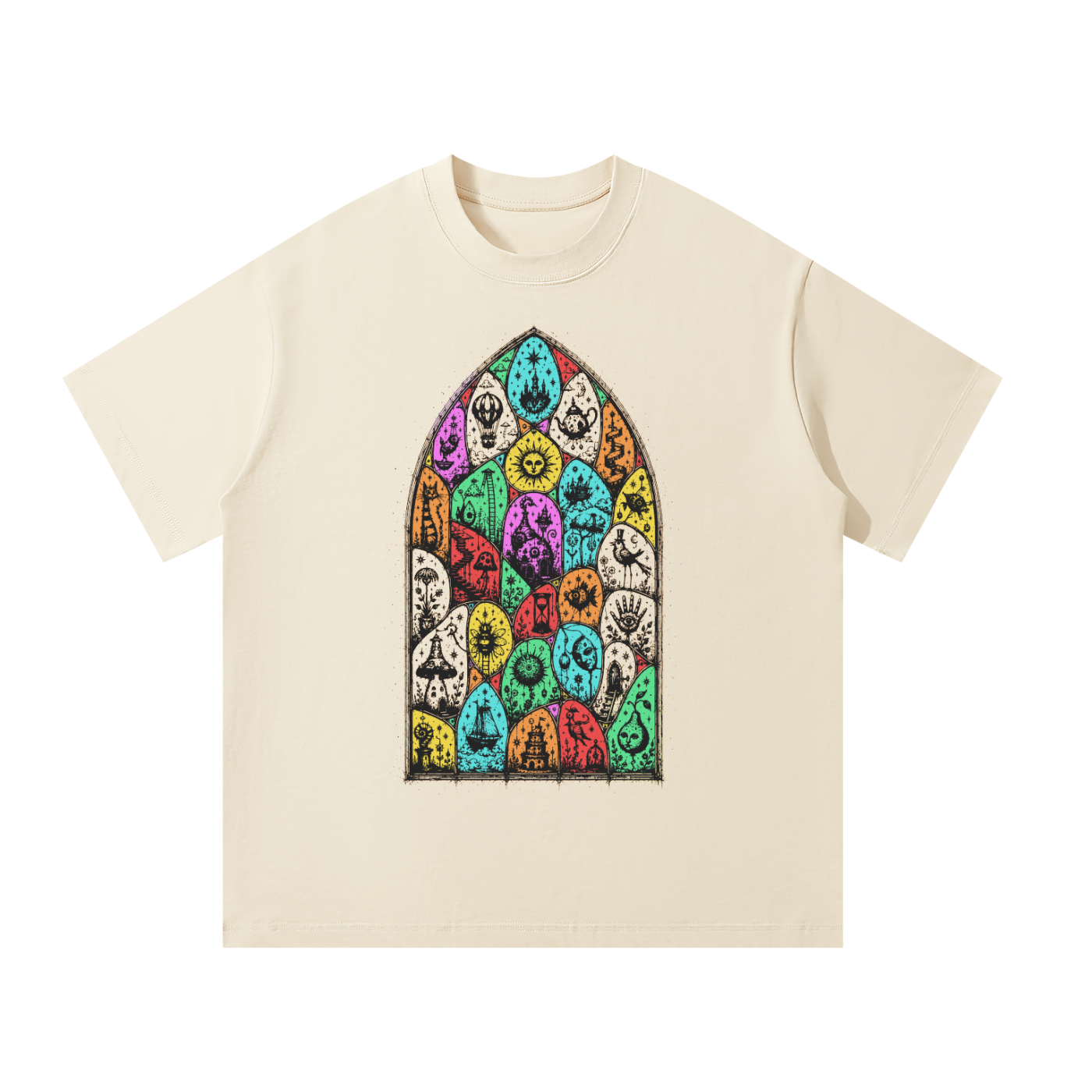 Stained Glass - Oversized T-Shirt