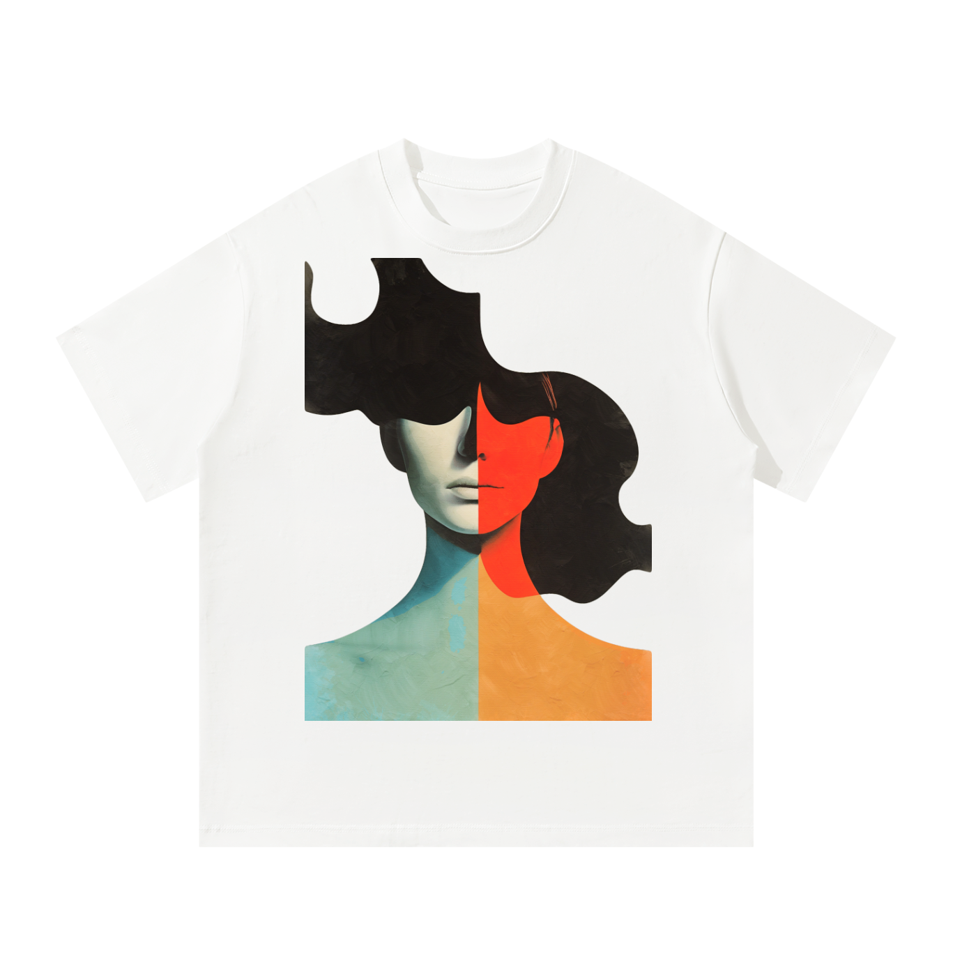 Split Muse - Oversized T-Shirt