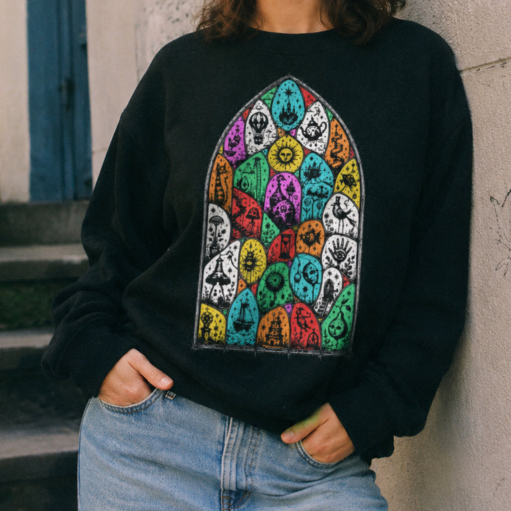 Stained Glass - Heavyweight Crewneck Sweatshirt