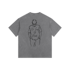 No Soy Un Modelo - Vintage Washed Oversized Cotton T-Shirt