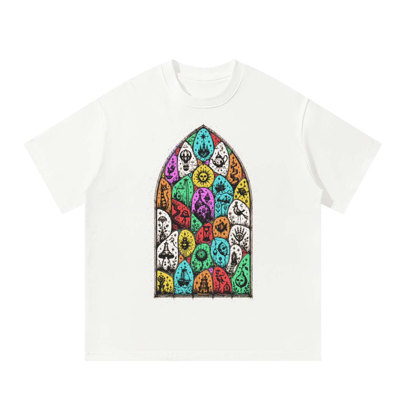 Stained Glass - Oversized T-Shirt