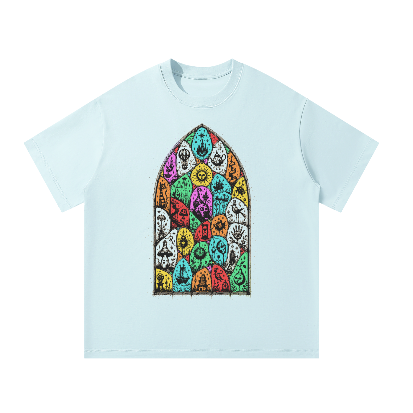 Stained Glass - Oversized T-Shirt