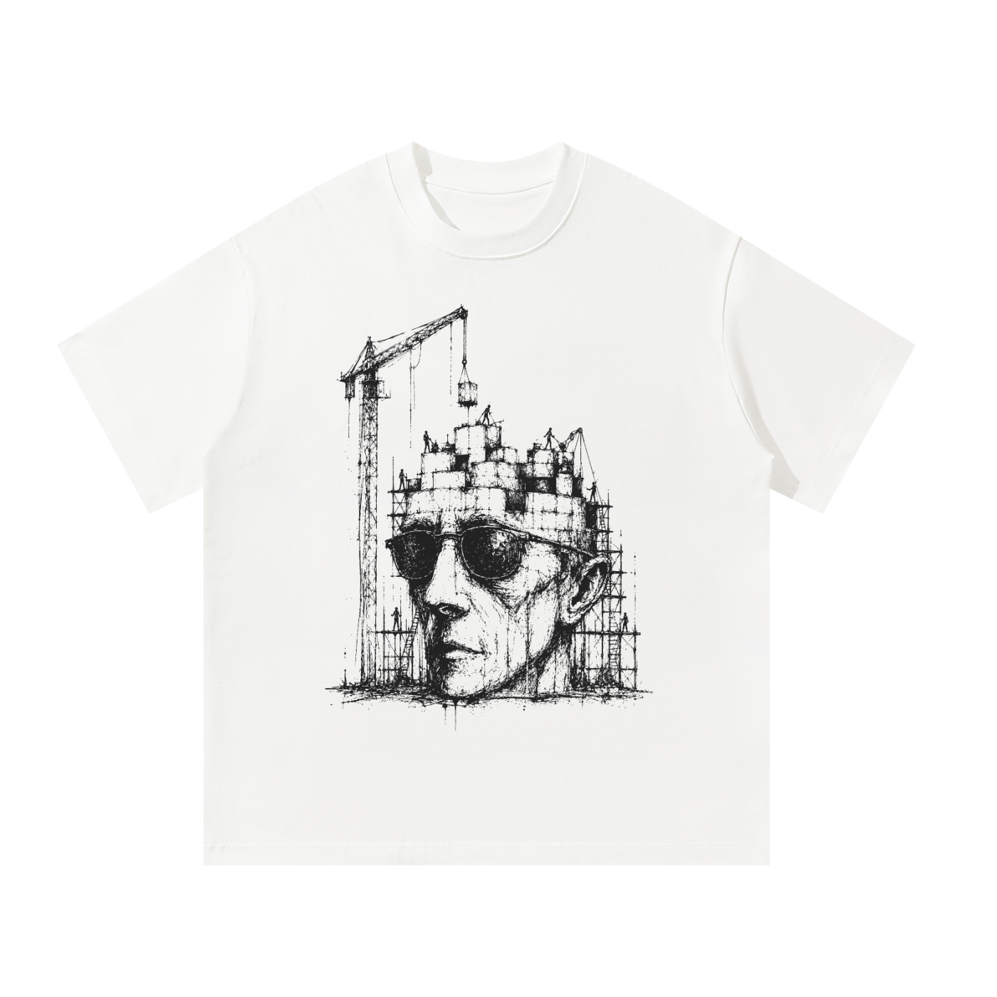 Block Head - Oversized T-Shirt