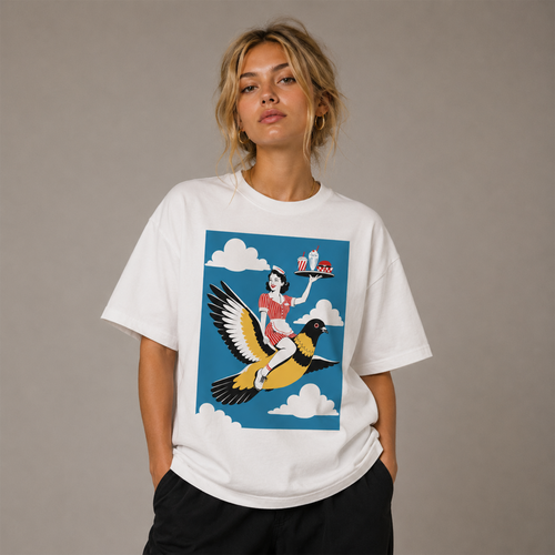 Coober Eats Light - Unisex Oversized T-Shirt