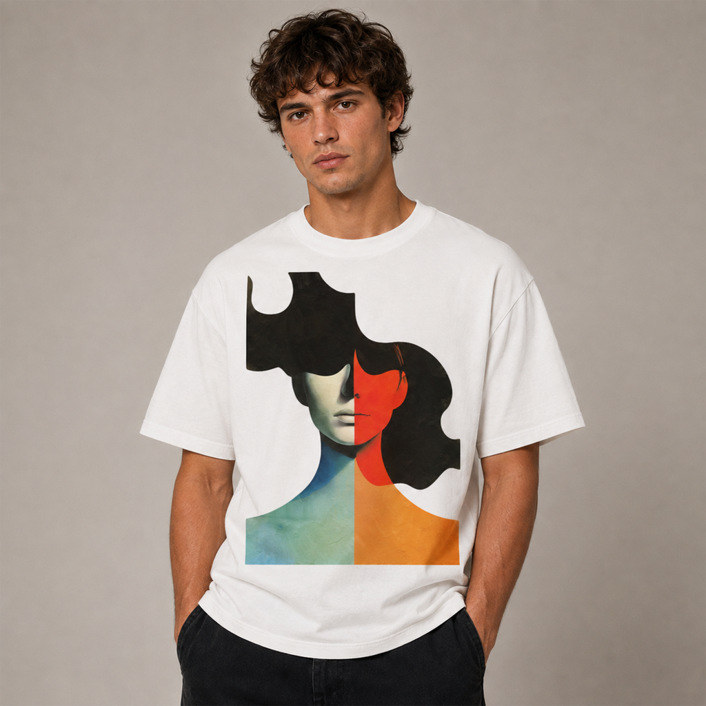 Split Muse - Oversized T-Shirt