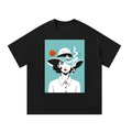 Dark Wave Hat - Oversized T-Shirt