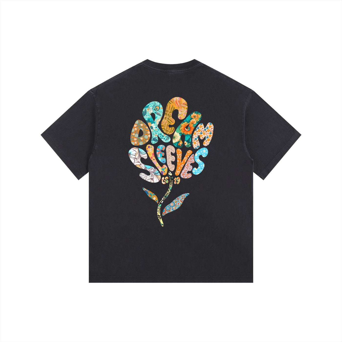 LS19 - Vintage Washed Oversized Cotton T-Shirt