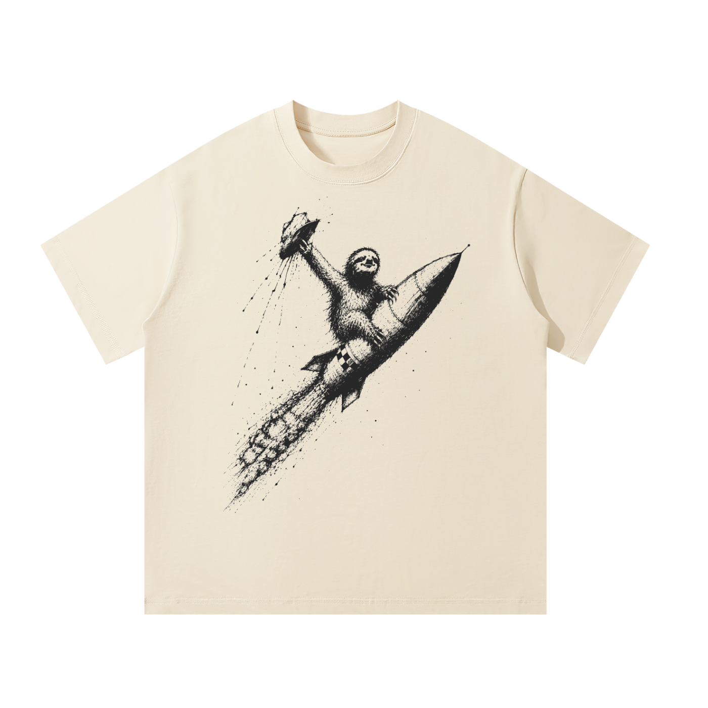 Rocket Sloth - Oversized T-Shirt