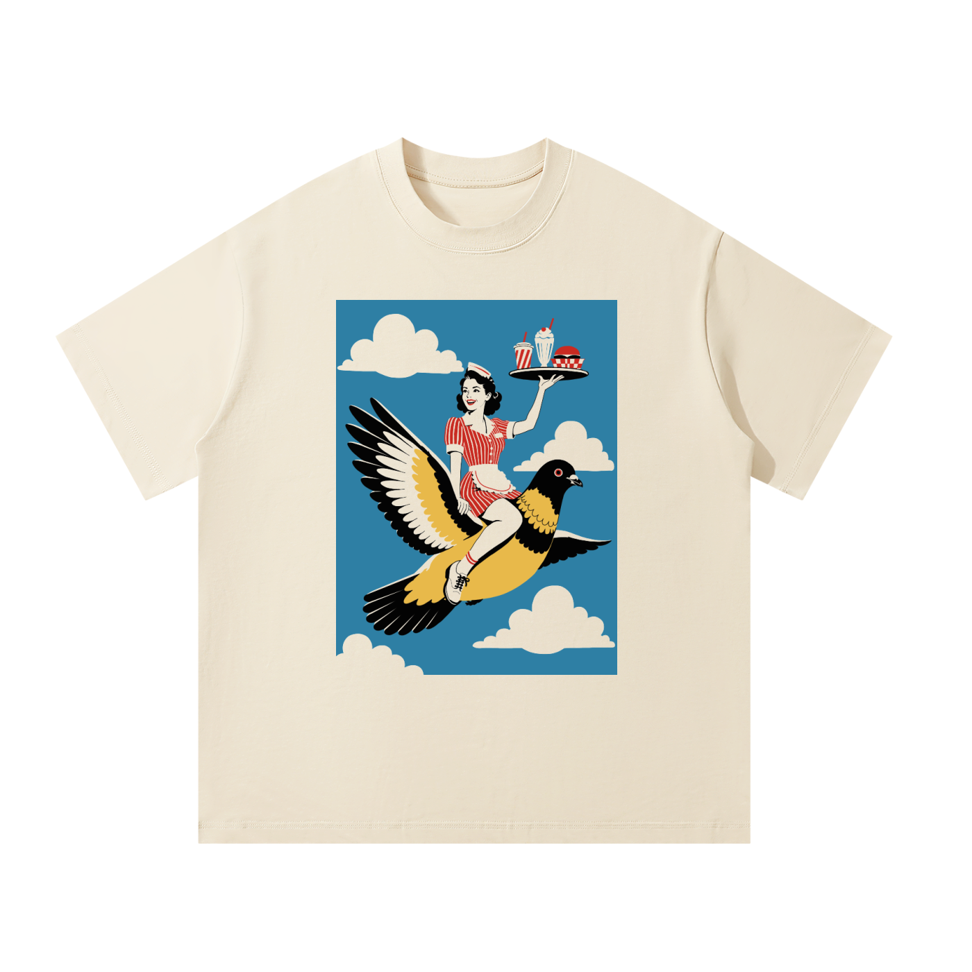 Coober Eats Light - Unisex Oversized T-Shirt