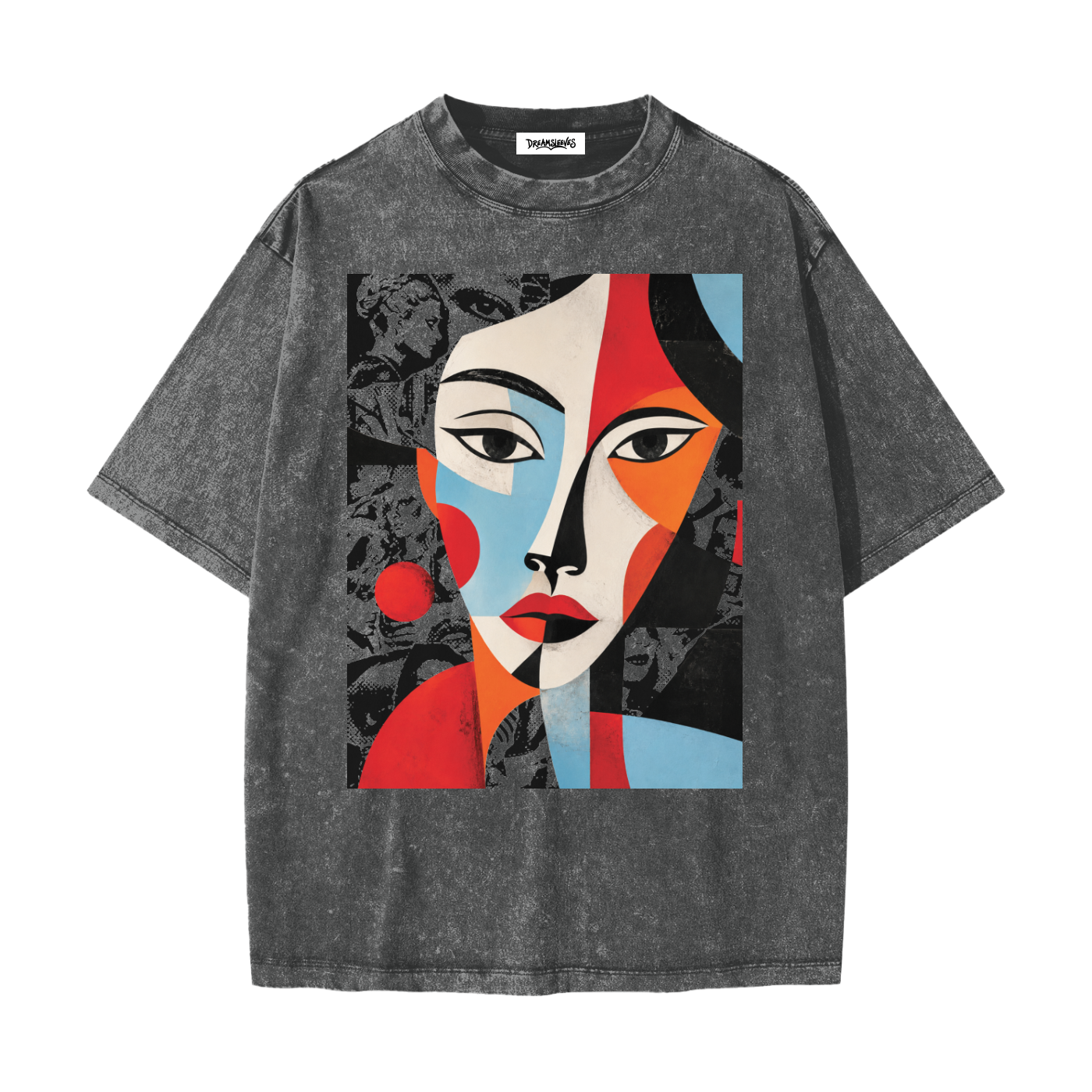 Muse Print - Heavyweight Snow Washed T-Shirt