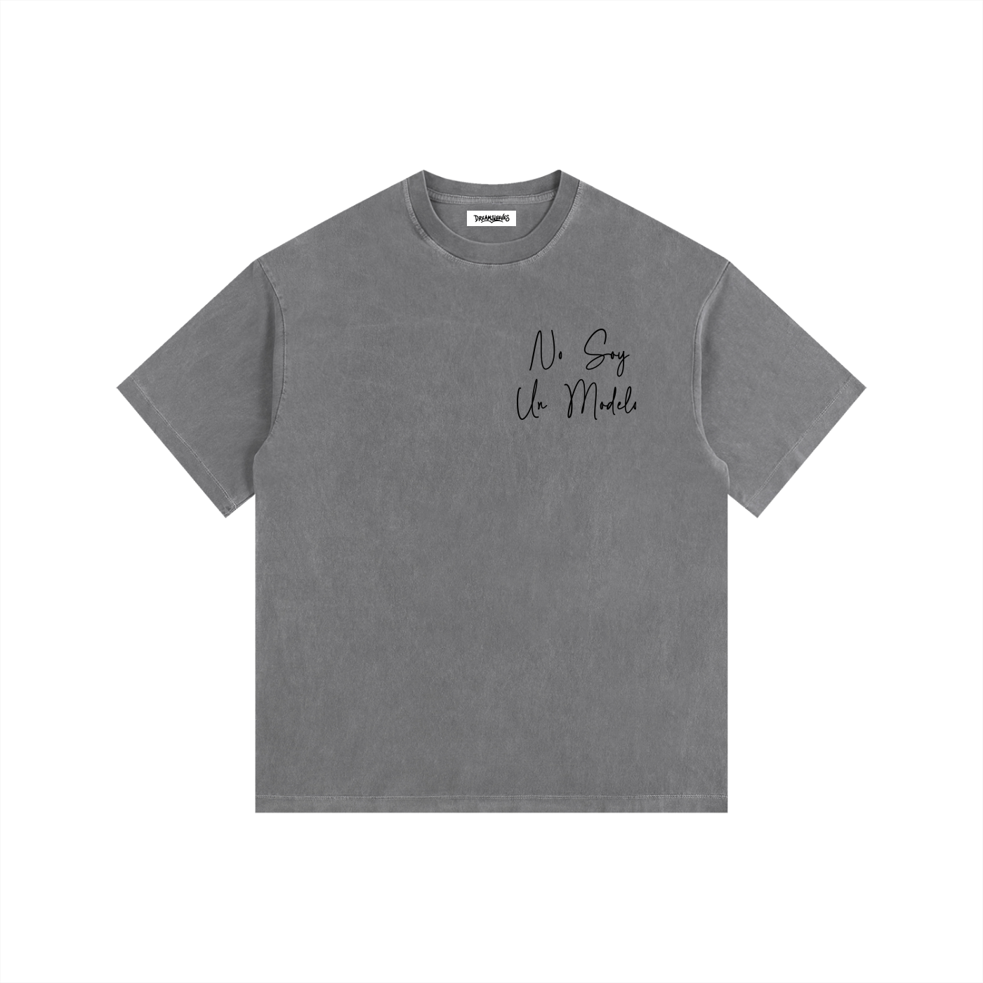 No Soy Un Modelo - Vintage Washed Oversized Cotton T-Shirt